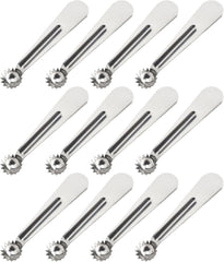 12pcs Stainless Steel Fruit Core Remover Set Tomato Huller Strawberry Stem Remover Multifunctional Vegetable Corer Tool for Kitchen Prep