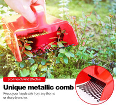 1/2/4 Pack Berry Picker, with Metallic Comb and Ergonomic Handle | for Easier Berry Picking