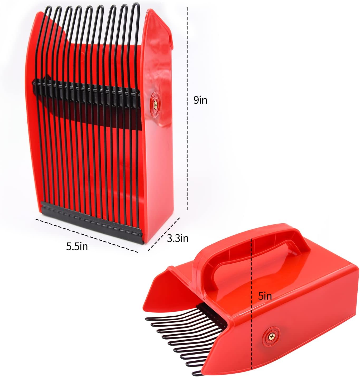 1/2/4 Pack Berry Picker, with Metallic Comb and Ergonomic Handle | for Easier Berry Picking