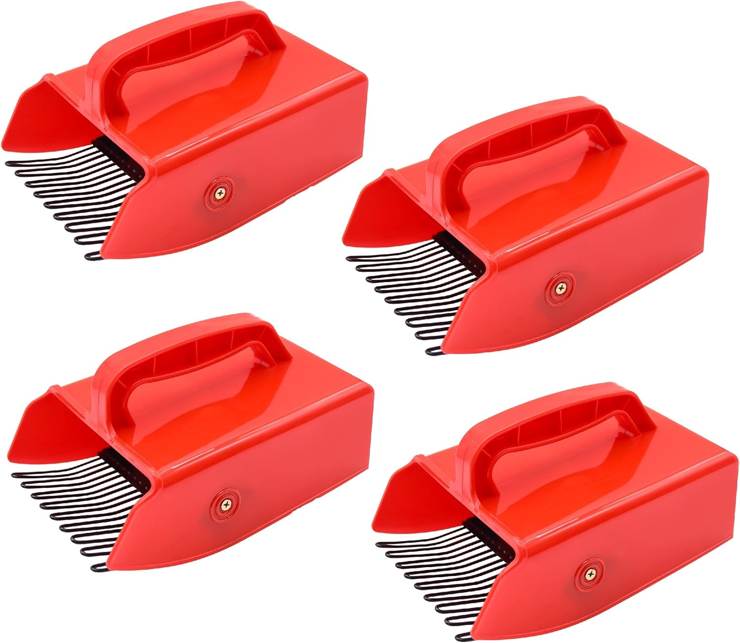 1/2/4 Pack Berry Picker, with Metallic Comb and Ergonomic Handle | for Easier Berry Picking