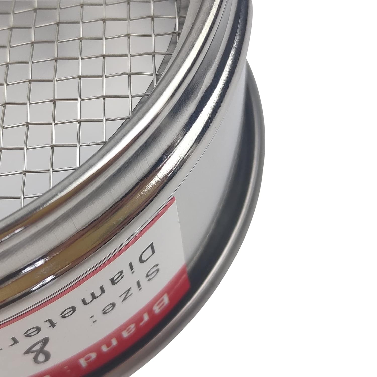 120 Mesh Lab Sieves, Test Sieve #120 Mesh, 4'' Diameter, 304 Stainless Steel Wire Cloth (0.125mm)