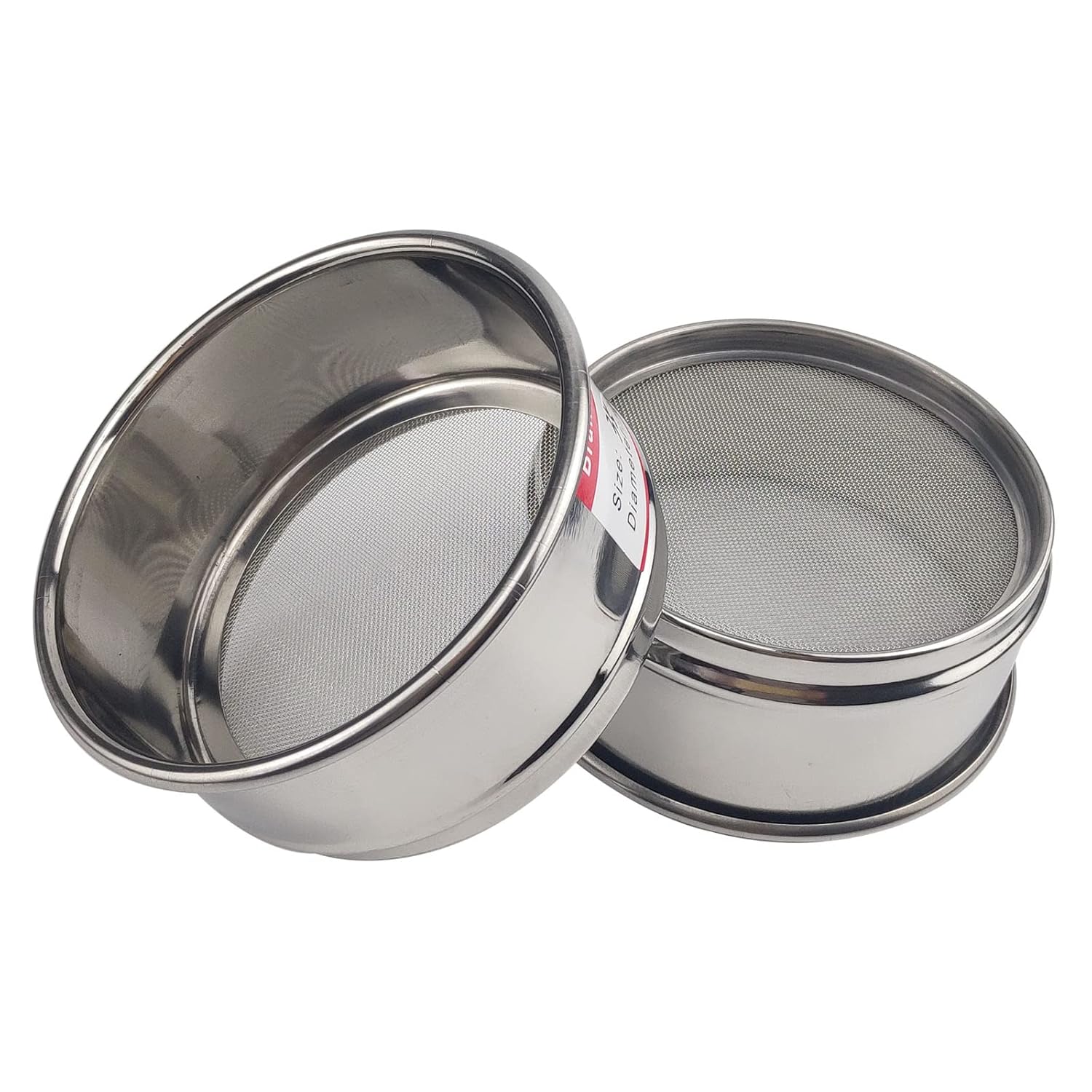 120 Mesh Lab Sieves, Test Sieve #120 Mesh, 4'' Diameter, 304 Stainless Steel Wire Cloth (0.125mm)