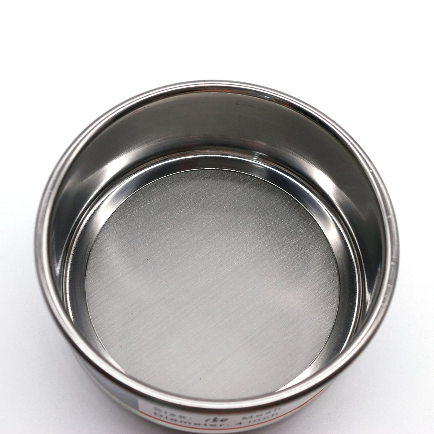 120 Mesh Lab Sieves, Test Sieve #120 Mesh, 4'' Diameter, 304 Stainless Steel Wire Cloth (0.125mm)