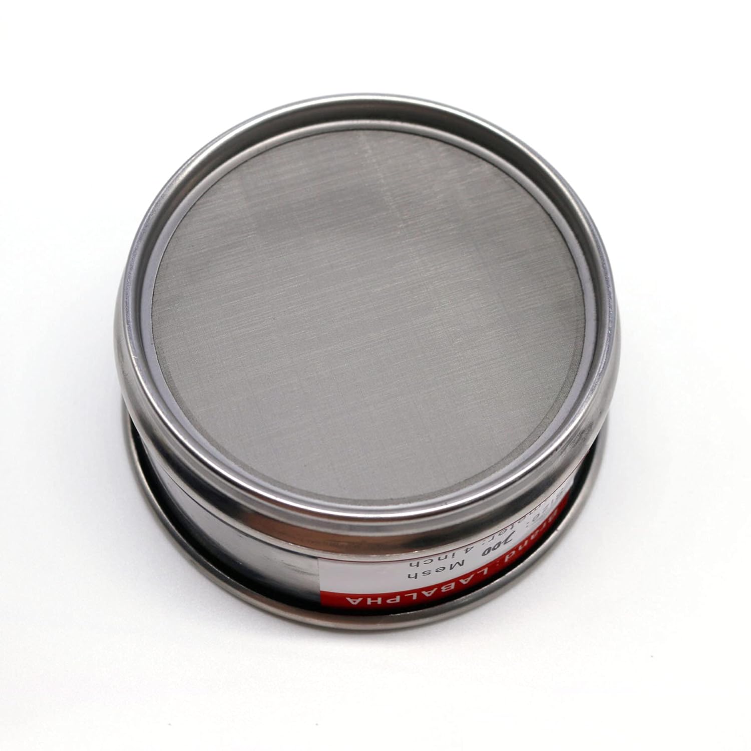 120 Mesh Lab Sieves, Test Sieve #120 Mesh, 4'' Diameter, 304 Stainless Steel Wire Cloth (0.125mm)