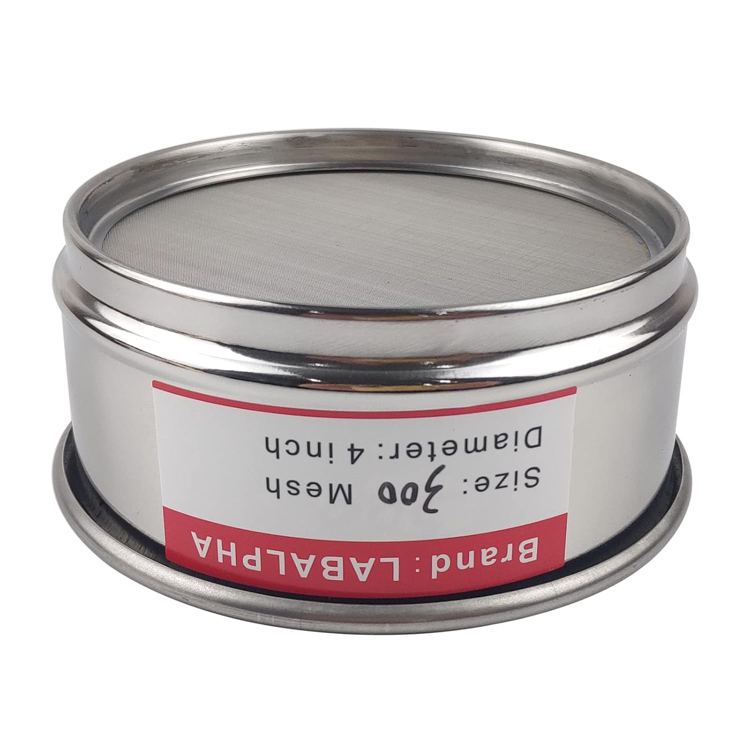 120 Mesh Lab Sieves, Test Sieve #120 Mesh, 4'' Diameter, 304 Stainless Steel Wire Cloth (0.125mm)