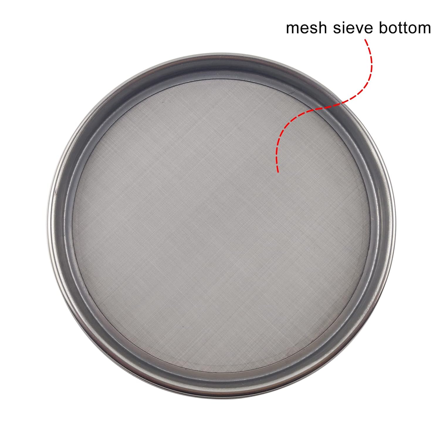 120 Mesh Lab Sieves, Test Sieve #120 Mesh, 4'' Diameter, 304 Stainless Steel Wire Cloth (0.125mm)