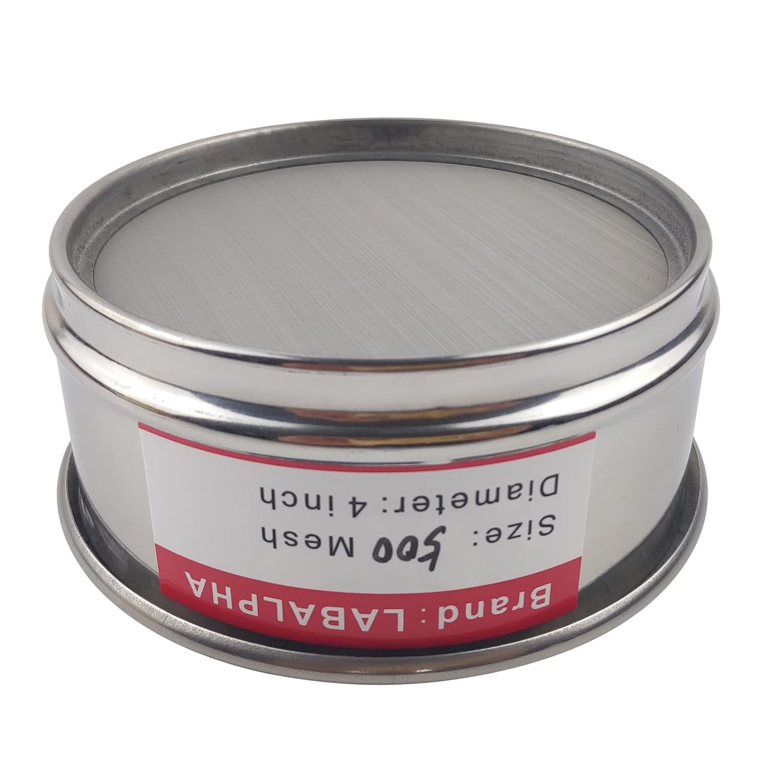 120 Mesh Lab Sieves, Test Sieve #120 Mesh, 4'' Diameter, 304 Stainless Steel Wire Cloth (0.125mm)