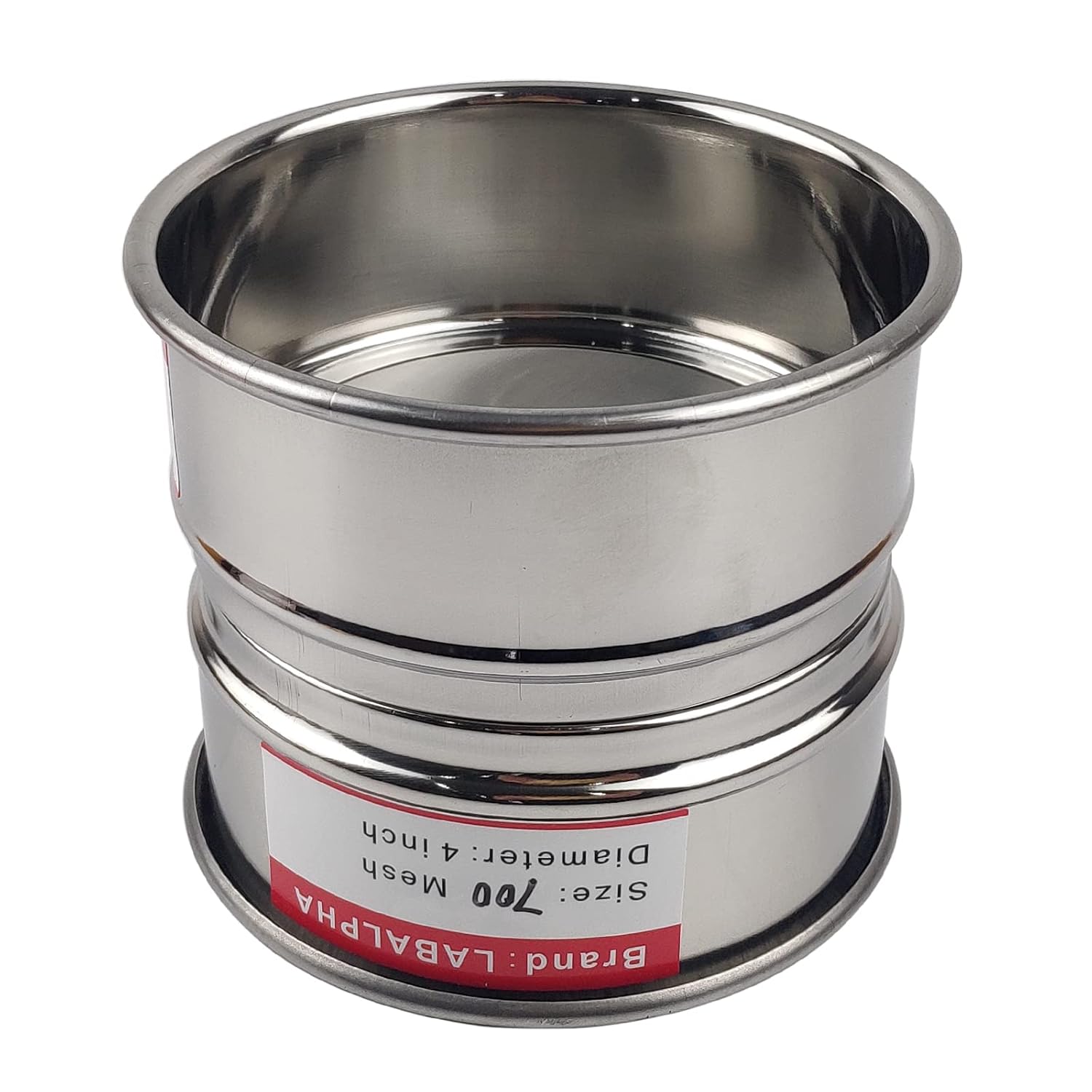 120 Mesh Lab Sieves, Test Sieve #120 Mesh, 4'' Diameter, 304 Stainless Steel Wire Cloth (0.125mm)