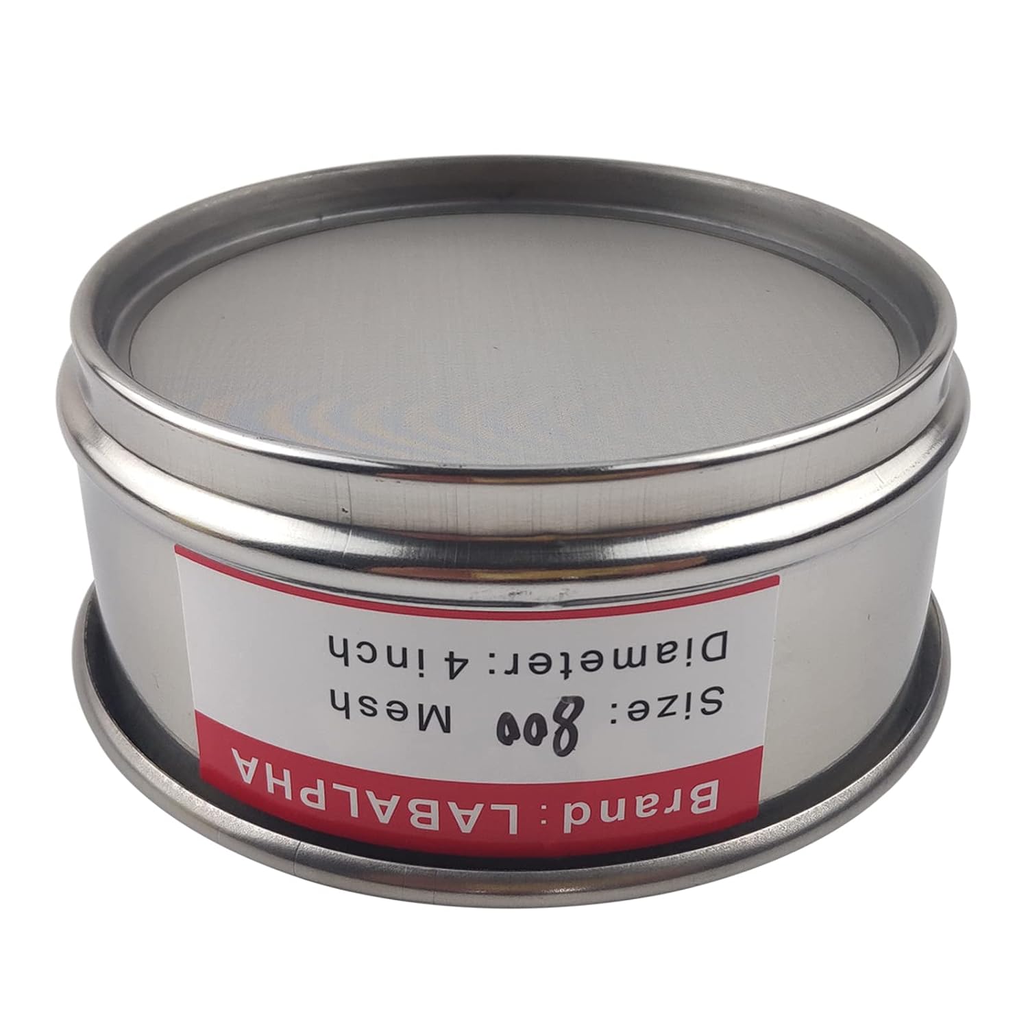 120 Mesh Lab Sieves, Test Sieve #120 Mesh, 4'' Diameter, 304 Stainless Steel Wire Cloth (0.125mm)