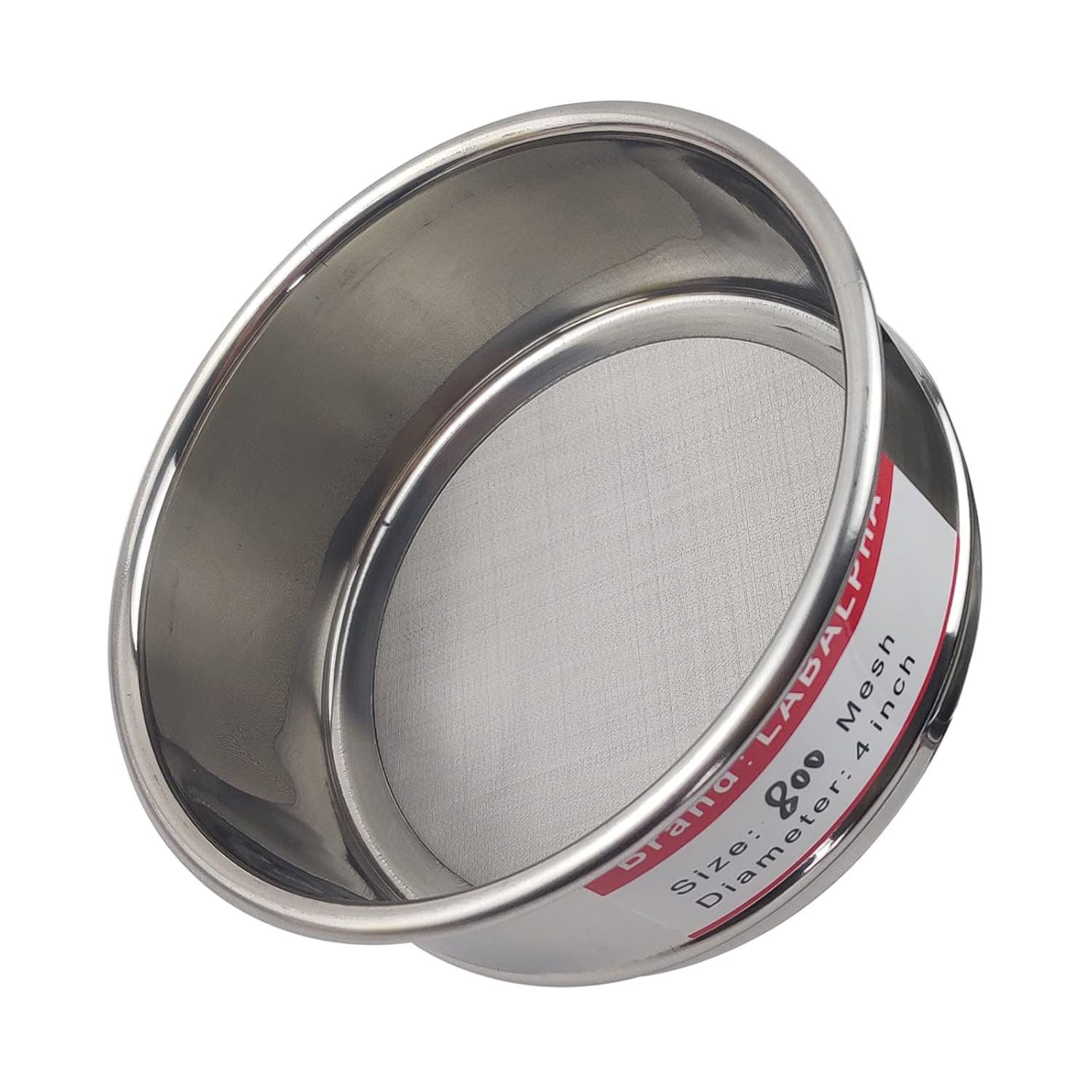 120 Mesh Lab Sieves, Test Sieve #120 Mesh, 4'' Diameter, 304 Stainless Steel Wire Cloth (0.125mm)