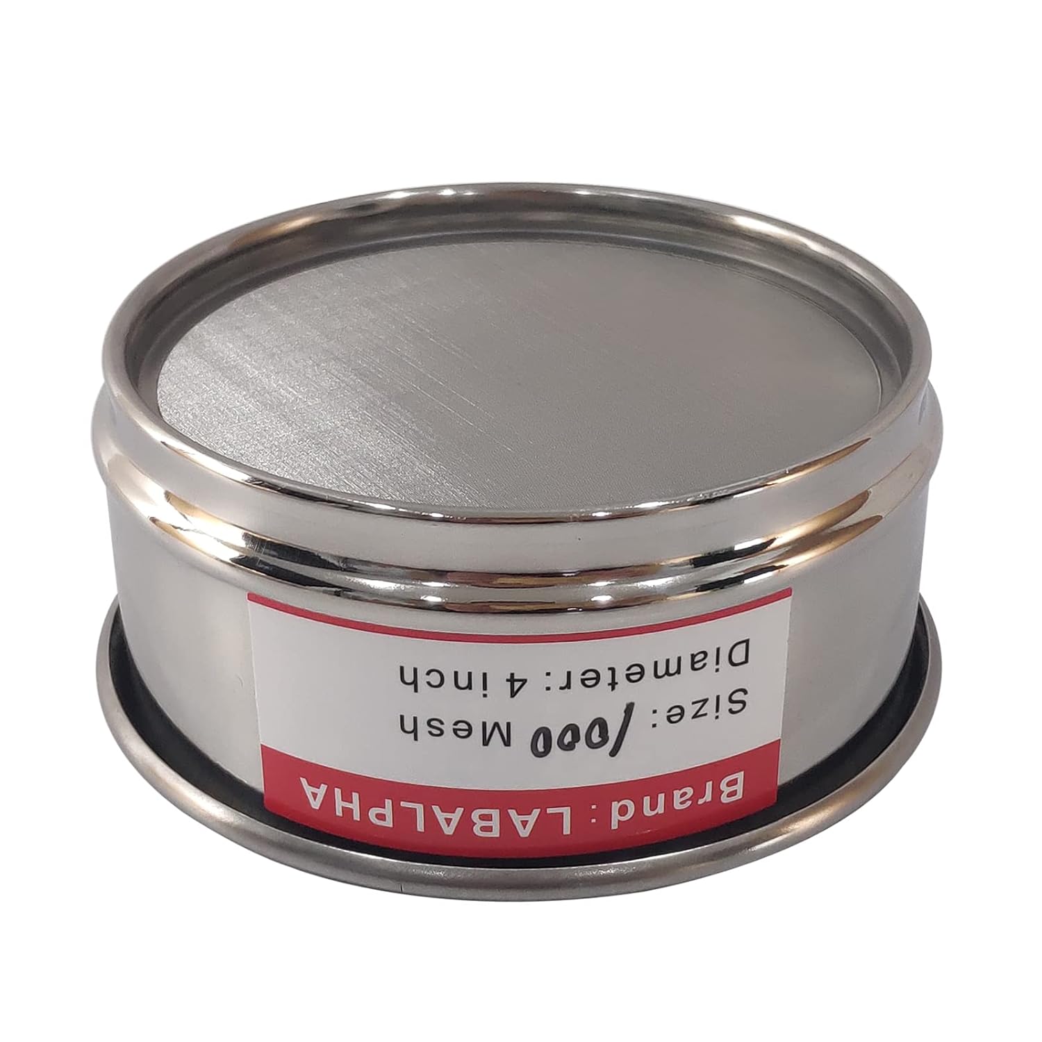 120 Mesh Lab Sieves, Test Sieve #120 Mesh, 4'' Diameter, 304 Stainless Steel Wire Cloth (0.125mm)