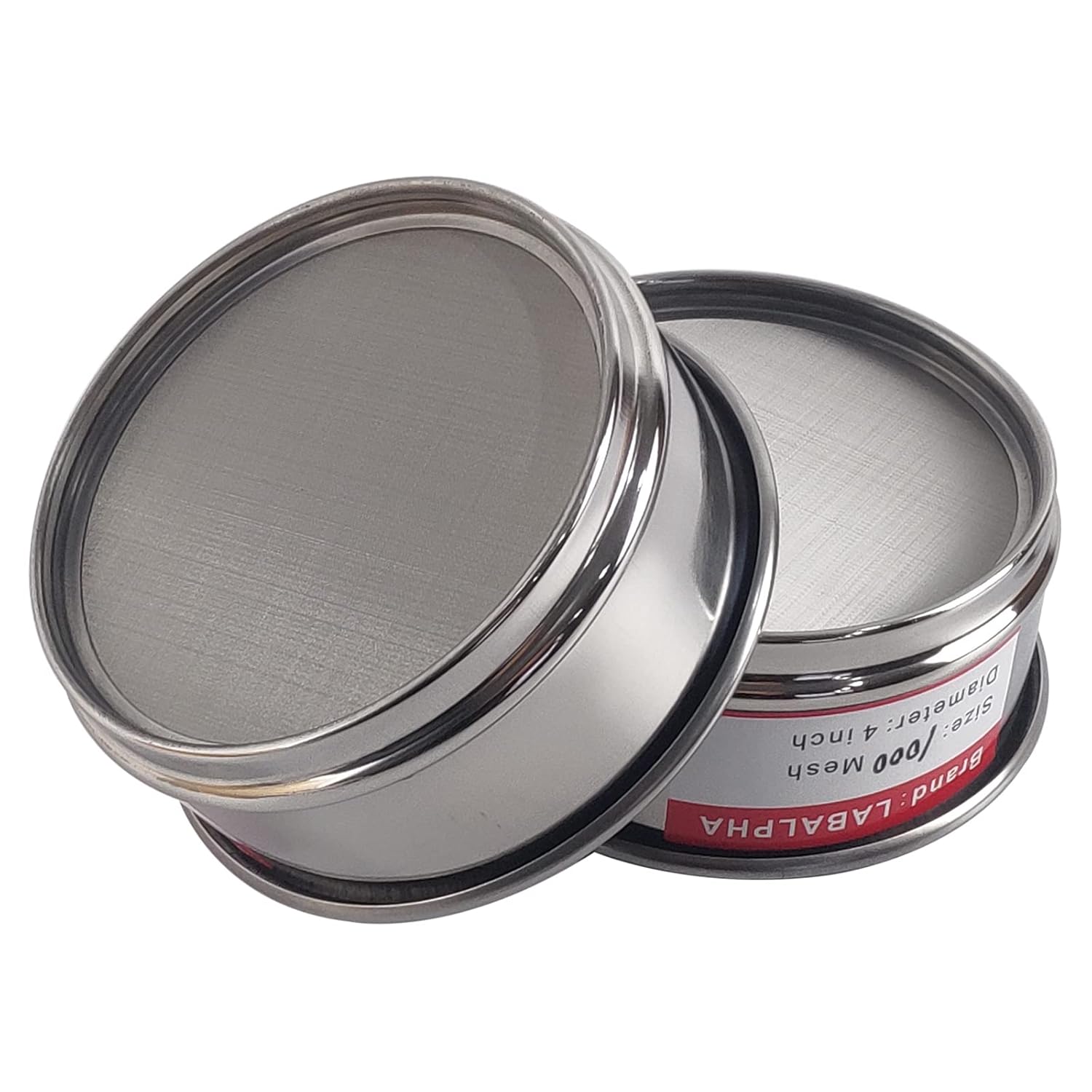 120 Mesh Lab Sieves, Test Sieve #120 Mesh, 4'' Diameter, 304 Stainless Steel Wire Cloth (0.125mm)
