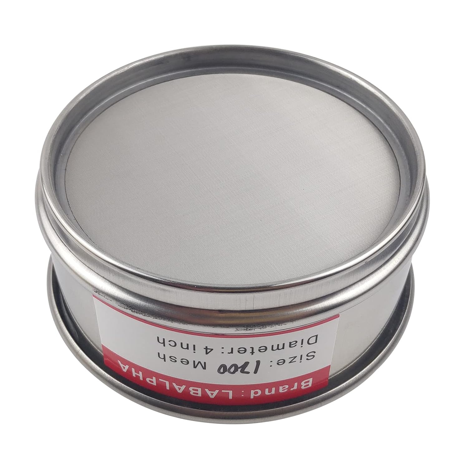 120 Mesh Lab Sieves, Test Sieve #120 Mesh, 4'' Diameter, 304 Stainless Steel Wire Cloth (0.125mm)