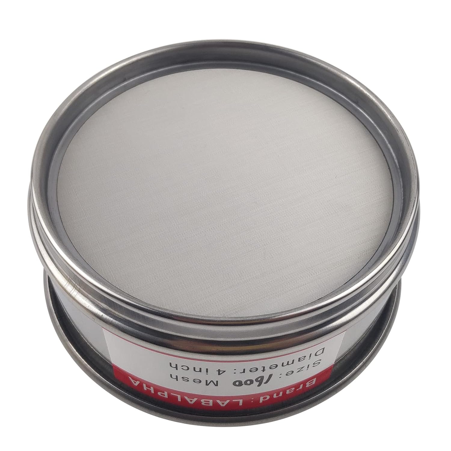 120 Mesh Lab Sieves, Test Sieve #120 Mesh, 4'' Diameter, 304 Stainless Steel Wire Cloth (0.125mm)