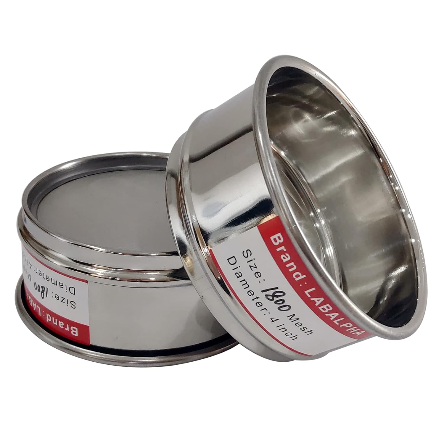 120 Mesh Lab Sieves, Test Sieve #120 Mesh, 4'' Diameter, 304 Stainless Steel Wire Cloth (0.125mm)