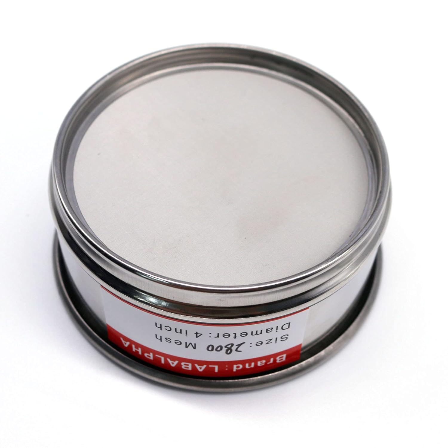 120 Mesh Lab Sieves, Test Sieve #120 Mesh, 4'' Diameter, 304 Stainless Steel Wire Cloth (0.125mm)