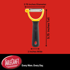 10977 PerfectGrip Julienne Peeler, 2.75" x 1" x 5.75", Straight Edge, Stainless Steel (420J2) (Replaces E5602-JU)