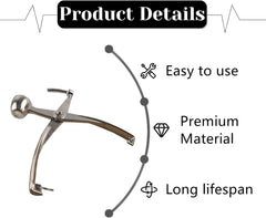 1 Pcs Cherry Pitter Professional Heavy Duty Alloy Olive Pitter Cherry Seed Remover for Home Kitchen Making Jam, Silver