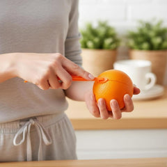 12 Pcs Orange Peeler Tools, Premium Citrus Peeler & Lemon Slicer, Easy Fruit Peeler for Oranges Lemons Limes Grapefruits, Dishwasher Safe Kitchen Gadgets for Travel