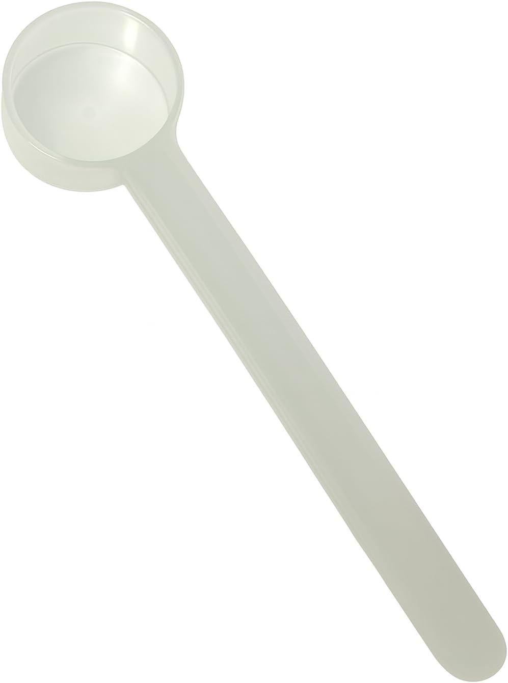 1 Teaspoon (1/3 Tablespoon | 5 mL) Long Handle Plastic Measuring Spoon for Coffee, Protein Powder, Pet Food, Spices, Grains, Dry Goods – Food-Grade BPA-Free (Pack of 25) - Colors A
