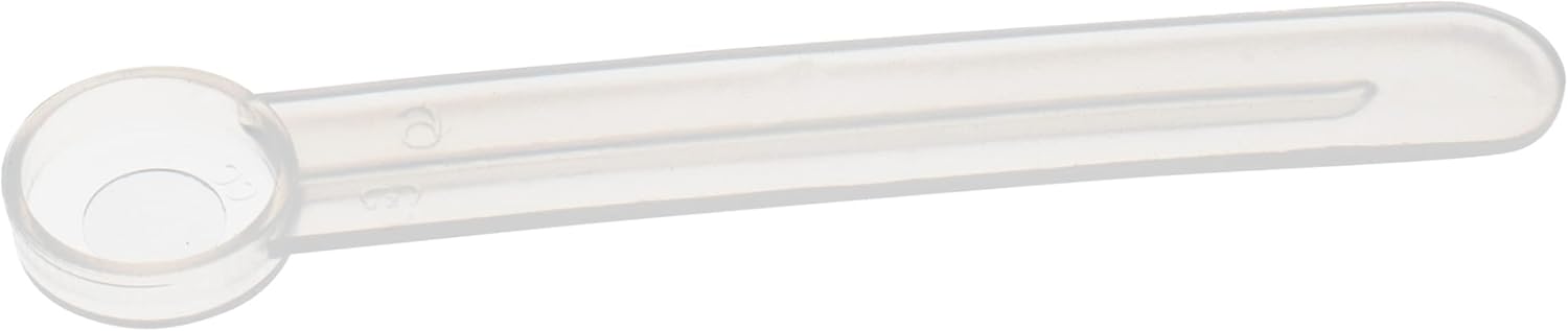 1/8 teaspoon scoop (1/8 teaspoon measuring spoon) plastic | (5, Clear)