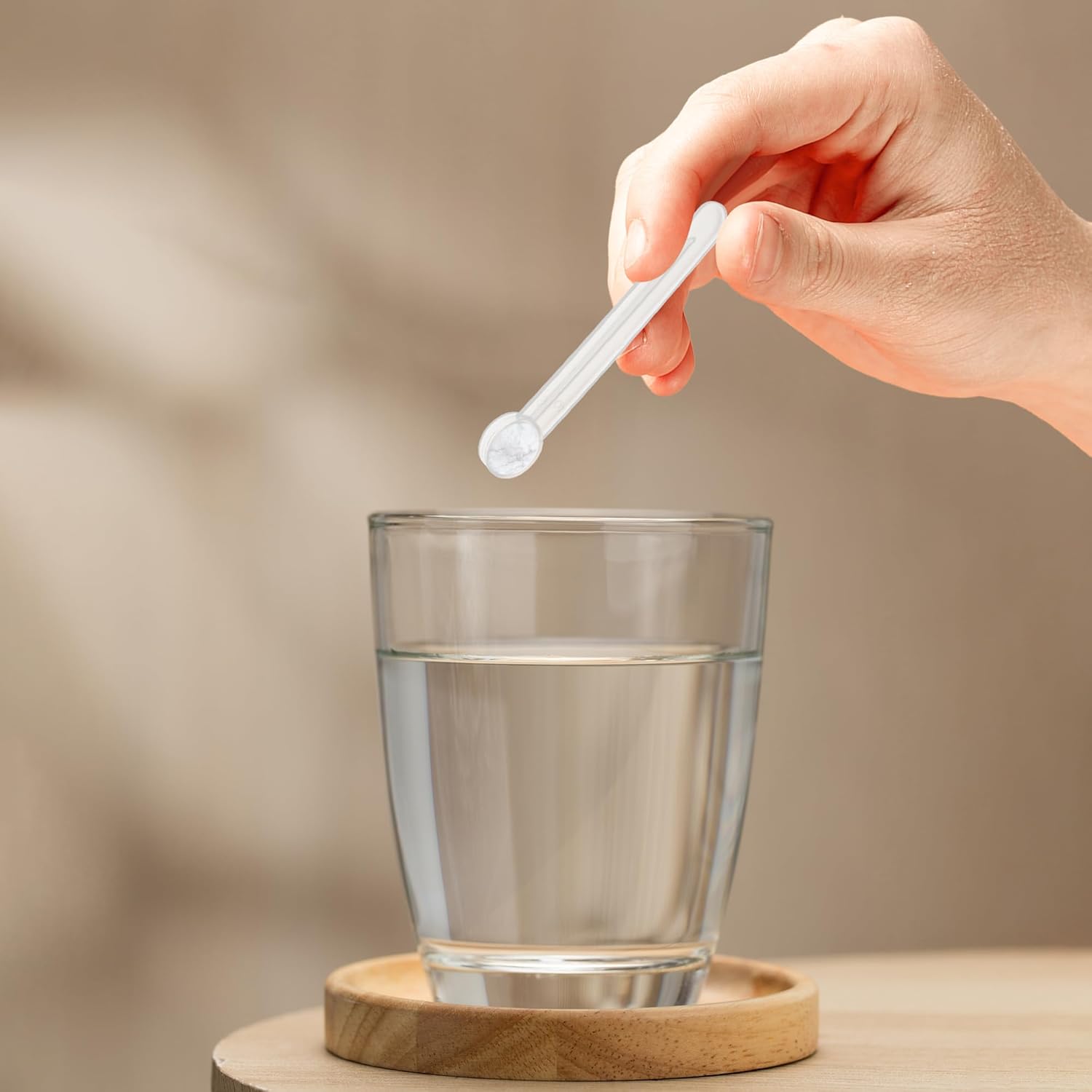 1/8 teaspoon scoop (1/8 teaspoon measuring spoon) plastic | (5, Clear)