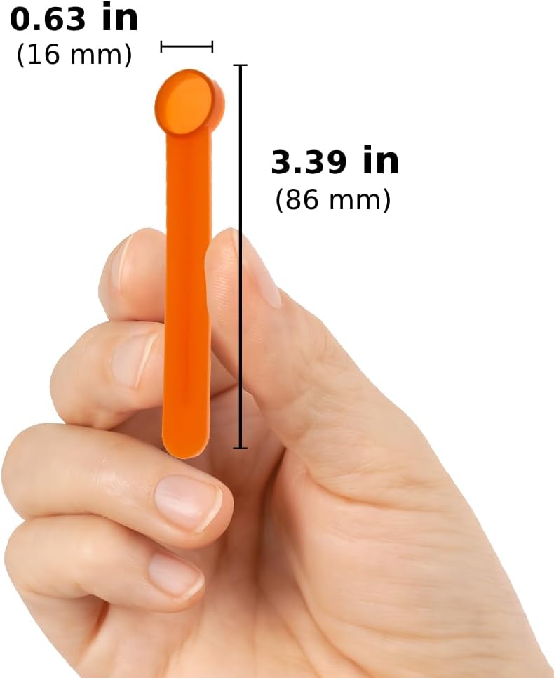 1/8 teaspoon scoop (1/8 teaspoon measuring spoon) plastic | (5, Clear)