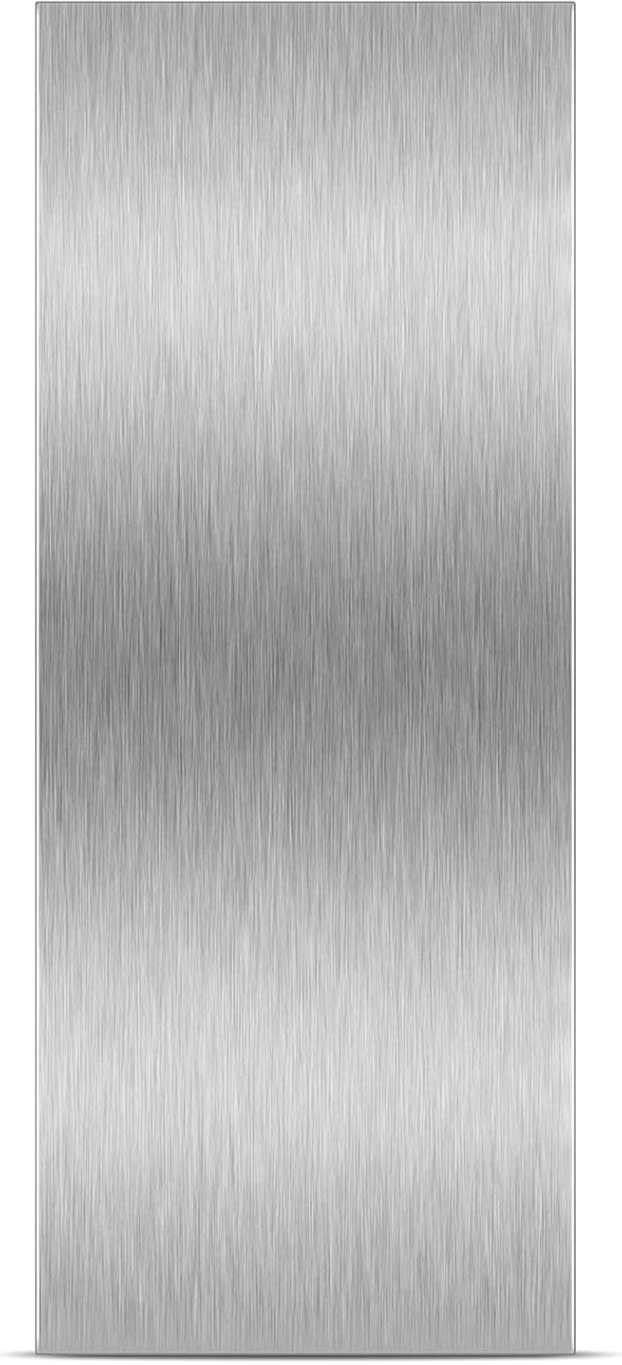 10 Inch Stainless Steel Metal Cake Scraper Large Double Sided Patterned Stripe Edge Smoother Scraper Cake Decorating Comb Pastry Cutter for Home Kitchen Mousse Butter Cream Decor(1 Piece)