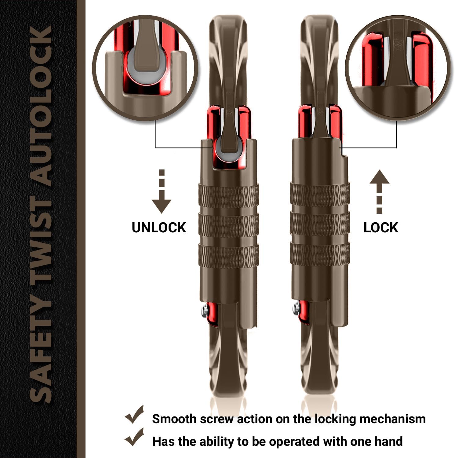 12kN Heavy Duty Carabiner Clips | 2697 lbs Capacity, For Pets, Outdoor, Camping, Hiking, Hammock, Dog Leash Harness, Keychains
