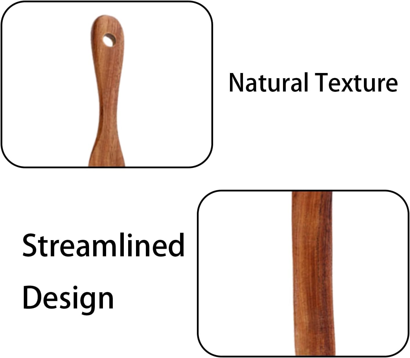 11Inch Wooden Spurtle Spatula for Baking, Sourdough Mixer and Jar Scraping - Food Grade Narrow Mouth Stirring Stick, Dough Whisk, Bowl Scraper Utensil