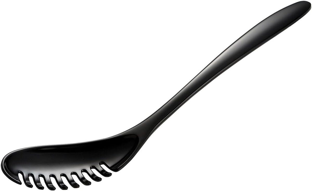 12.75" Black Pasta Server