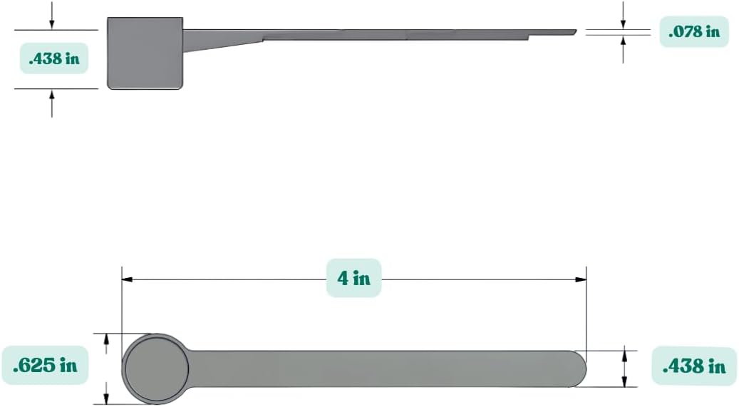 1/4 Teaspoon (1.25 mL) Long Handle Plastic Measuring Spoon for Coffee, Protein Powder, Pet Food, Spices, Grains, Dry Goods – Food-Grade BPA-Free (Pack of 1) - Colors B