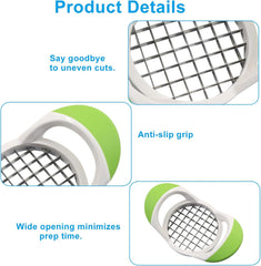 1 Pack Potato Fries Cutter, 304 Stainless Steel | Handheld French Fry Slicer, Cuts Potatoes, Carrots, Cucumbers & More