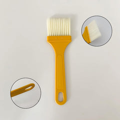 1 Pc Plastic Basting Pastry Brush Spread Oil Butter Sauce Marinades for BBQ Grill Baking Kitchen Cooking, Baste Pastries Cakes Meat Sausages Desserts, Outdoor Cooking Tools, Dishwasher Safe (A)