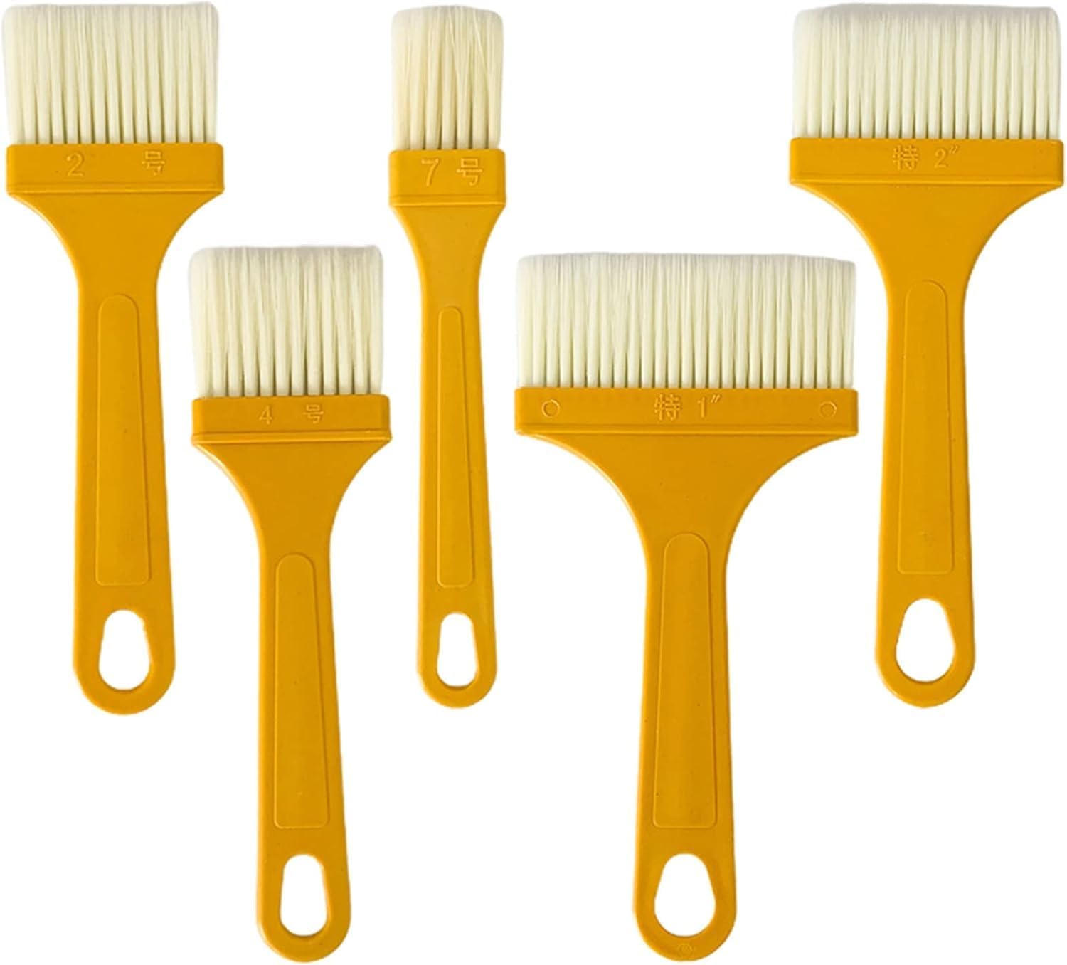 1 Pc Plastic Basting Pastry Brush Spread Oil Butter Sauce Marinades for BBQ Grill Baking Kitchen Cooking, Baste Pastries Cakes Meat Sausages Desserts, Outdoor Cooking Tools, Dishwasher Safe (A)
