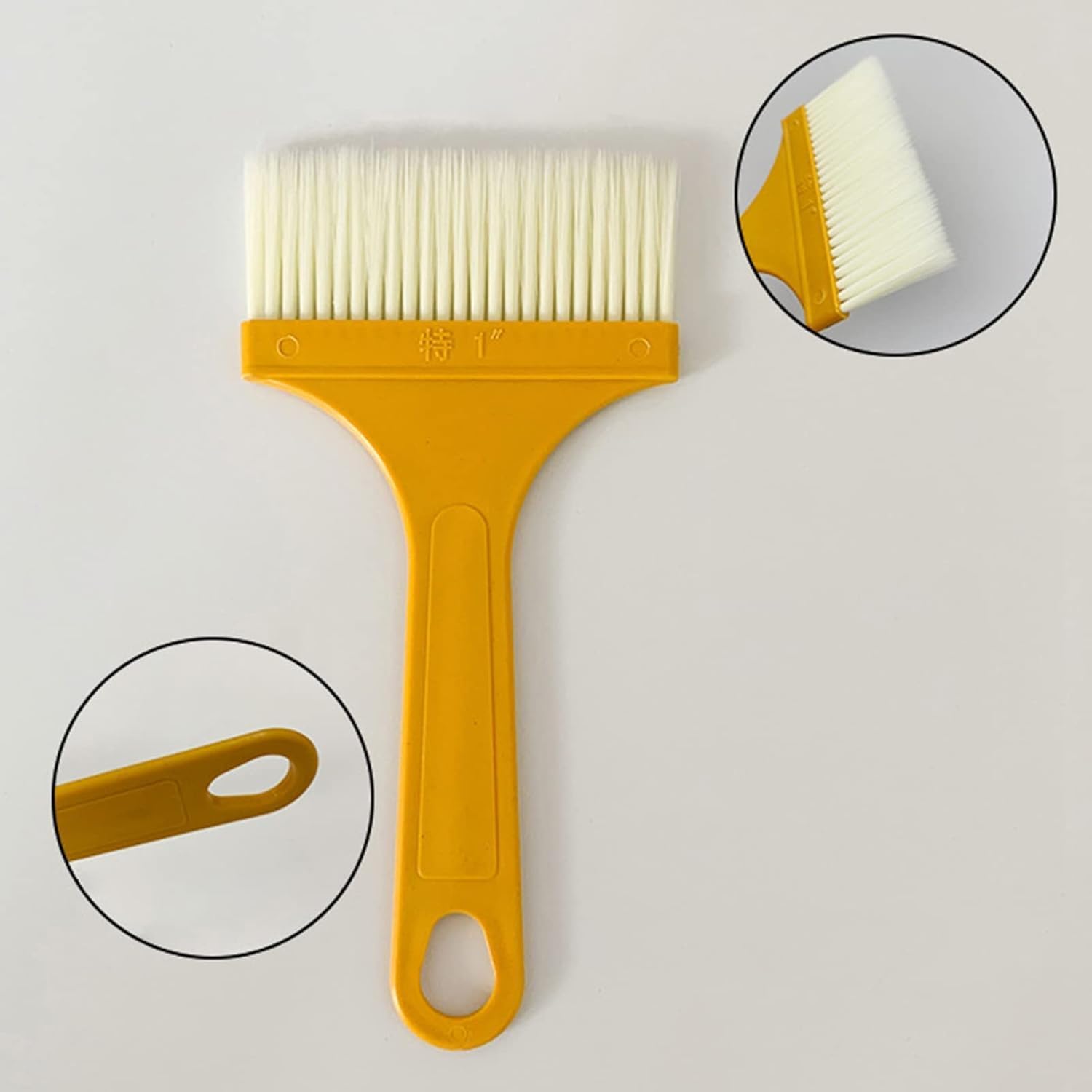 1 Pc Plastic Basting Pastry Brush Spread Oil Butter Sauce Marinades for BBQ Grill Baking Kitchen Cooking, Baste Pastries Cakes Meat Sausages Desserts, Outdoor Cooking Tools, Dishwasher Safe (A)