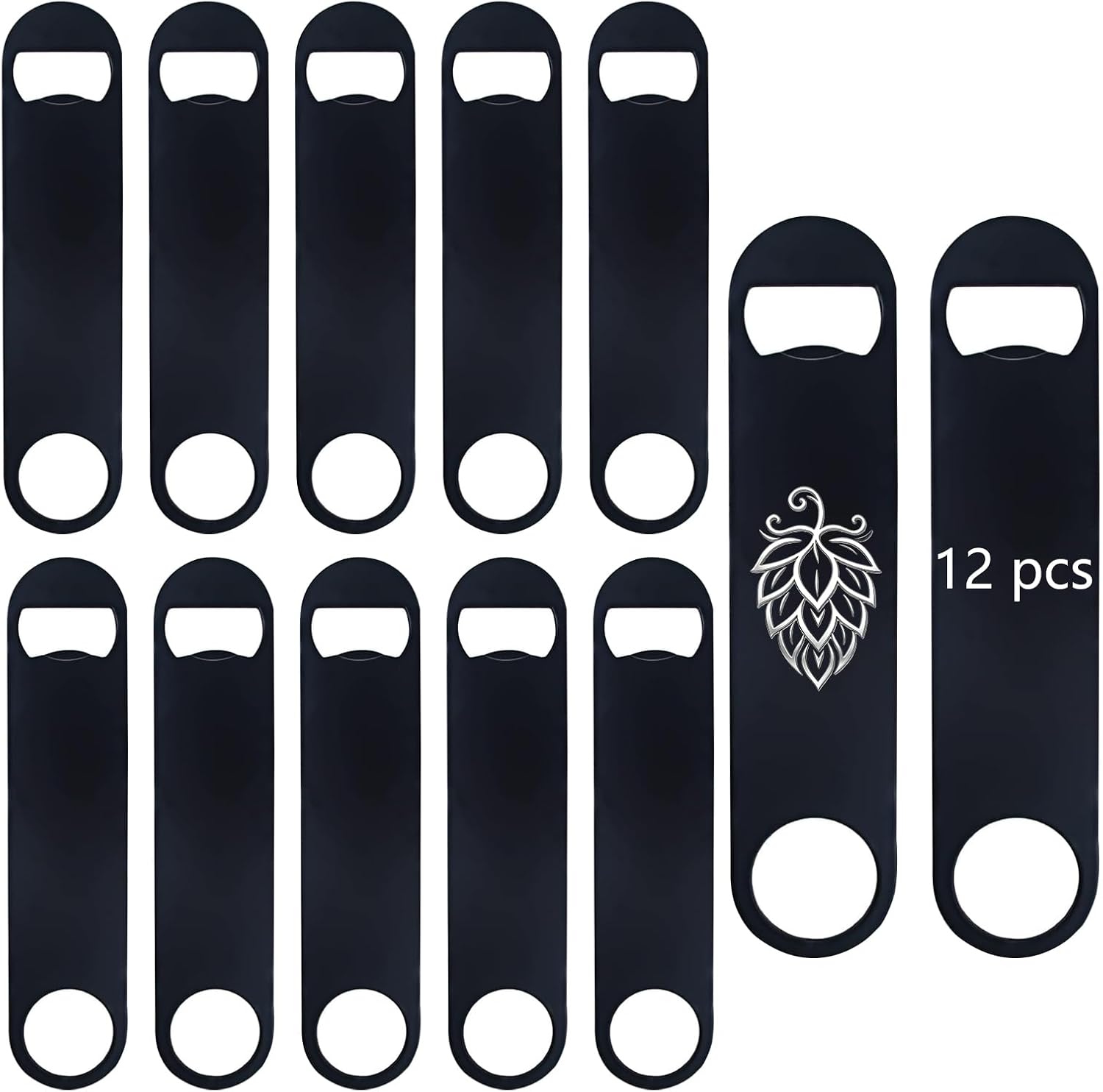 10 Pcs Sublimation Blank Bottle Opener,White Stainless Steel Beer Opener,Credit Card Size, 2.09x3.35 Inch,Perfect Presents for Christmas,Wedding, Father's Day,Suitable for Bar,Kitchen, Restaurant