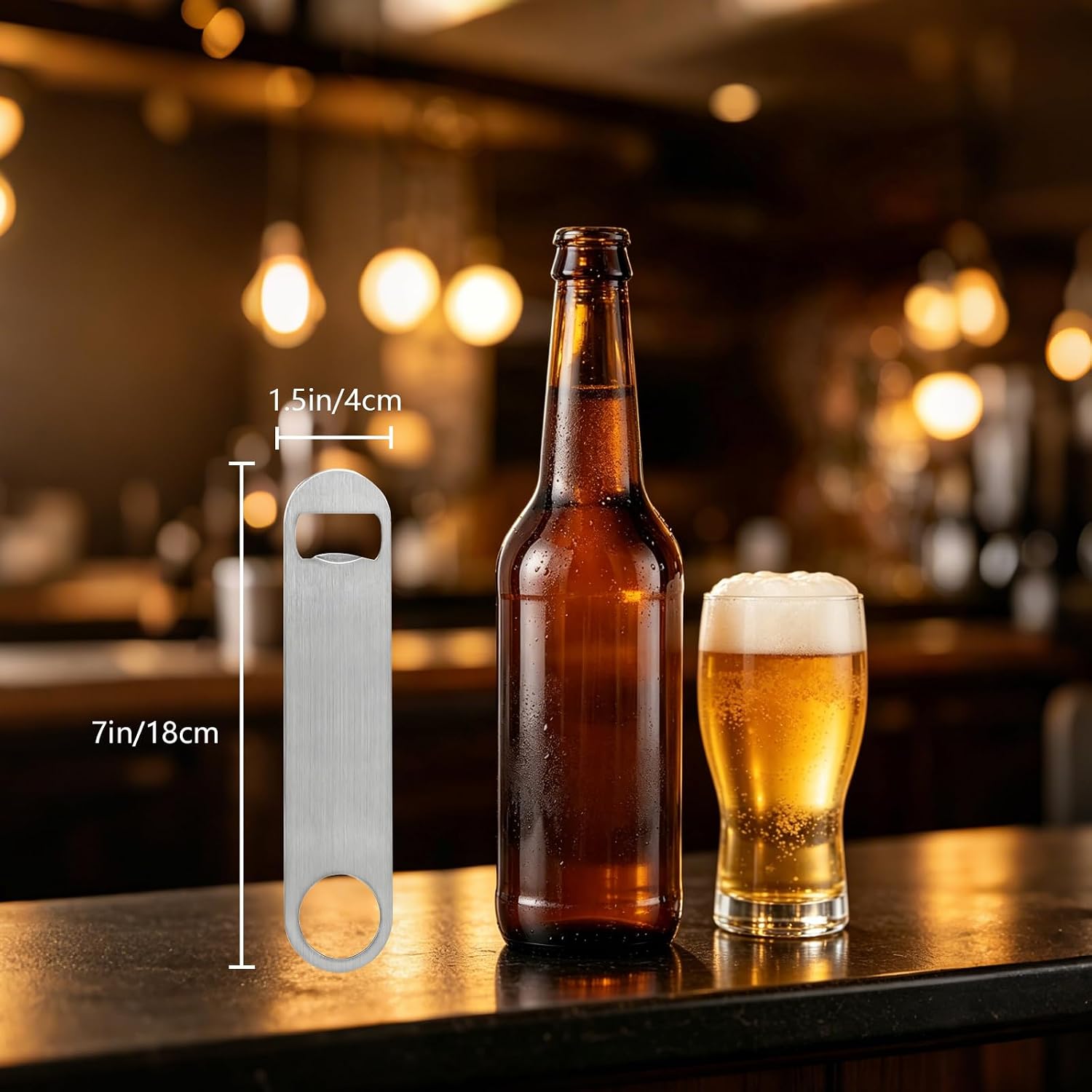 10 Pcs Sublimation Blank Bottle Opener,White Stainless Steel Beer Opener,Credit Card Size, 2.09x3.35 Inch,Perfect Presents for Christmas,Wedding, Father's Day,Suitable for Bar,Kitchen, Restaurant