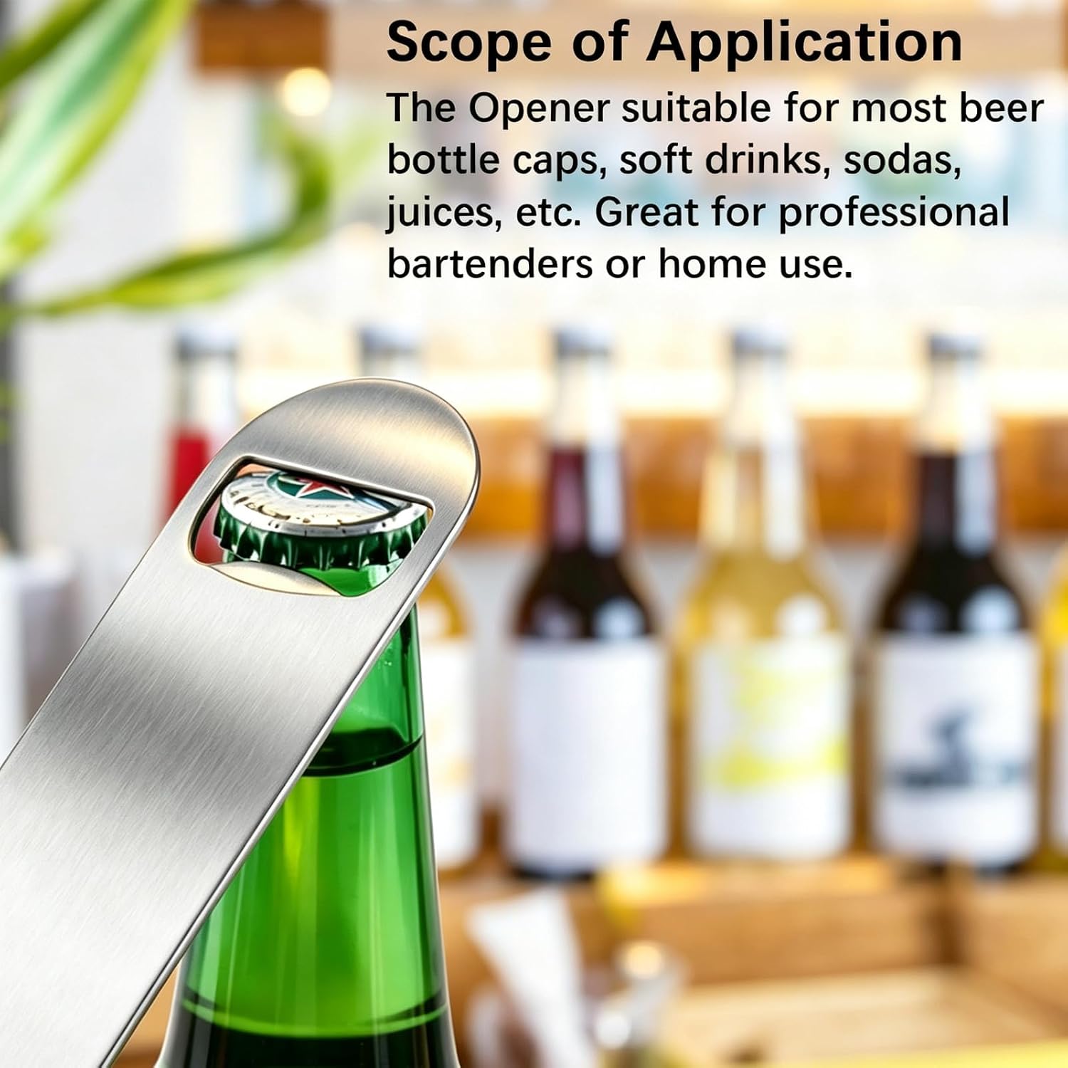 10 Pcs Sublimation Blank Bottle Opener,White Stainless Steel Beer Opener,Credit Card Size, 2.09x3.35 Inch,Perfect Presents for Christmas,Wedding, Father's Day,Suitable for Bar,Kitchen, Restaurant