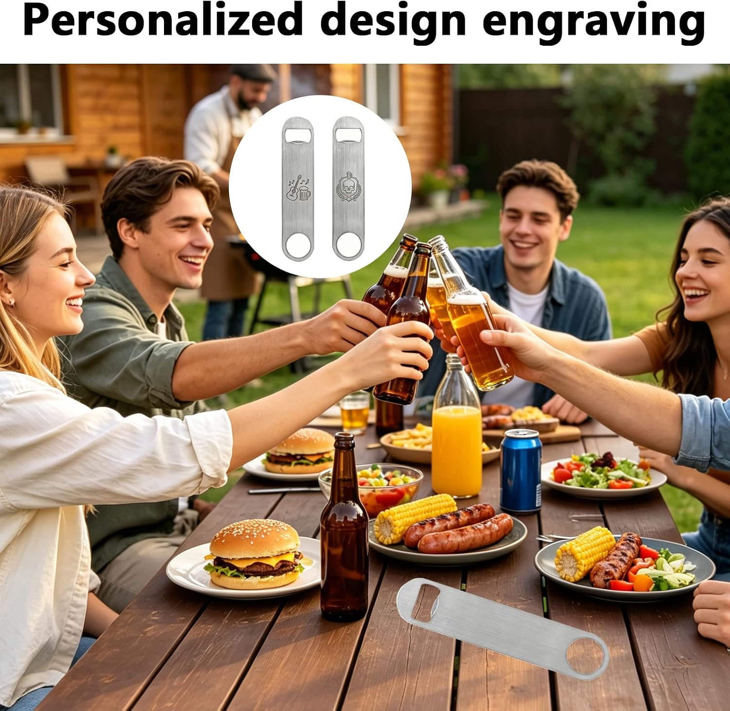 10 Pcs Sublimation Blank Bottle Opener,White Stainless Steel Beer Opener,Credit Card Size, 2.09x3.35 Inch,Perfect Presents for Christmas,Wedding, Father's Day,Suitable for Bar,Kitchen, Restaurant