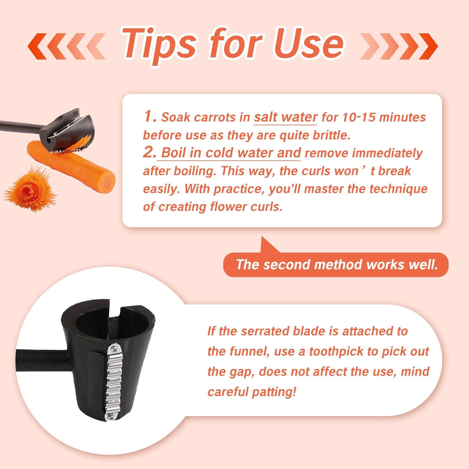 1 PCS Carrot Cutter Tool Curler Peeler Spiral Black Fruits Slicer and Vegetable Decoration Tools for Chef Garnishing Tool Set with Sharpener Spiral Shred Slicer for Carrots Cucumbers and More