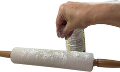 100% Cotton Rolling Pin Cover, Non-Stick, 15", 2 Pack | Rolling Pin Sleeve For Nonstick Dough Rolling, Absorbs Excess Flour For Light, Flakey Pastries, Pizza Crust, Lint Free