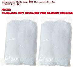 100 Sink Strainer Net Bags for Sink Basket Holder, Mesh Sink Strainer Bags for Kitchen Sink Food Catcher, Sink Trash Catcher Bags for Garbage Leftovers etc.