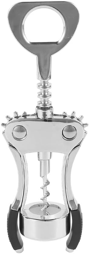 10PCS Wing Corkscrew Wine Opener Bulk,2IN1 Cork Screw Wine Bottle Opener Manual with Beer Bottles Opener Stainless Steel Wine Openers Tool for Wedding Party Favors Groomsmen Waiters Bartenders Servers