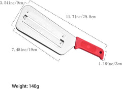 (2 Pack) Cabbage Shredder for Coleslaw,Stainless Steel Cabbage Slicer Shredder,Kitchen Lettuce Knife (Black and Red)