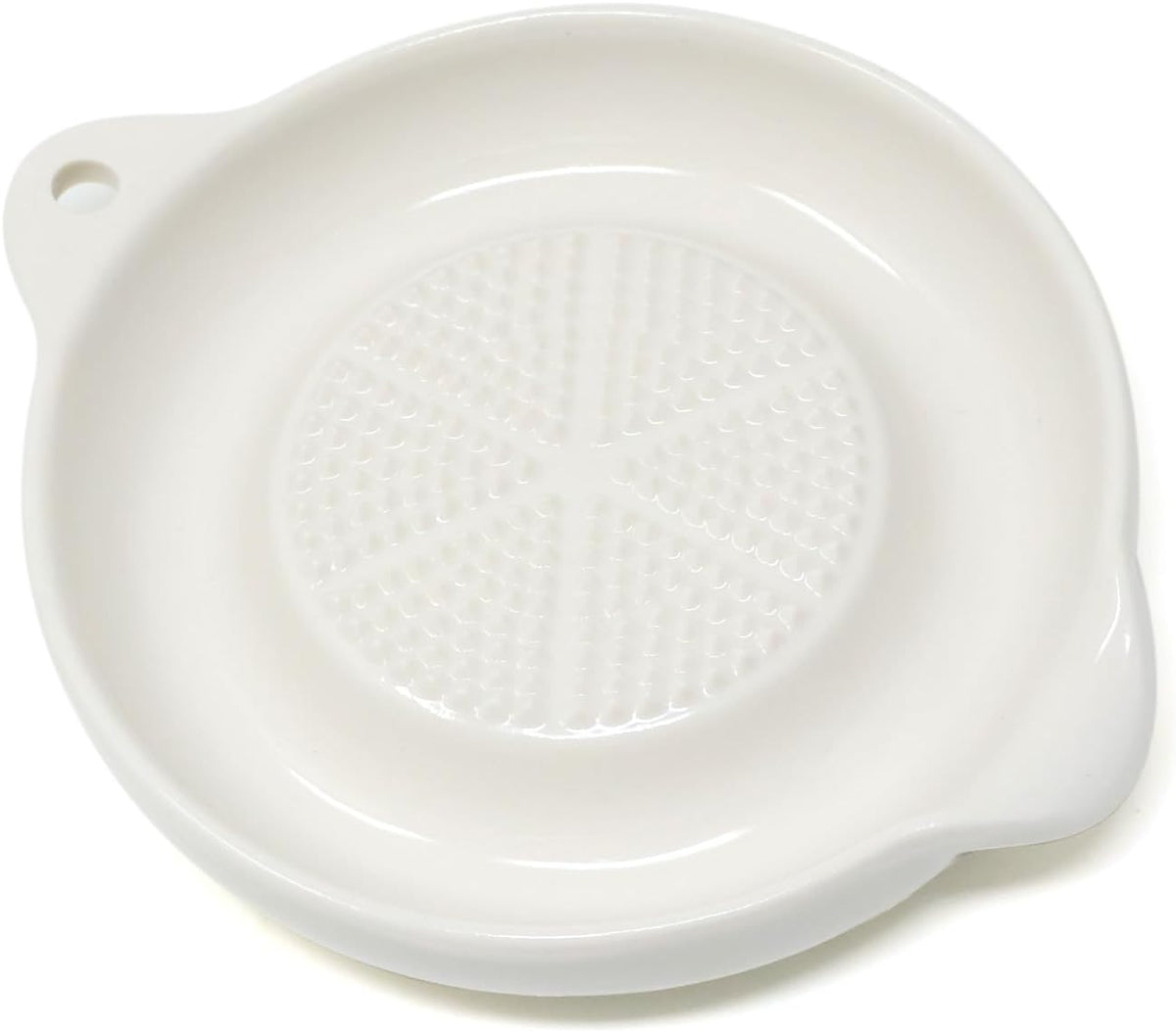 " 1 Pack Ceramic Grater for Mashed Potato Making, Garlic, Ginger, Onion, Lemon, Chocolate, Practical Kitchen Tool"