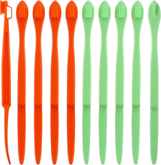 10 Pack Orange Peeler Tool, Citrus Peel Cutter & Lemon Opener, Plastic Fruit Peelers, Remover Easy Open Citrus Peel, Kitchen Accessories(Orange + Green)