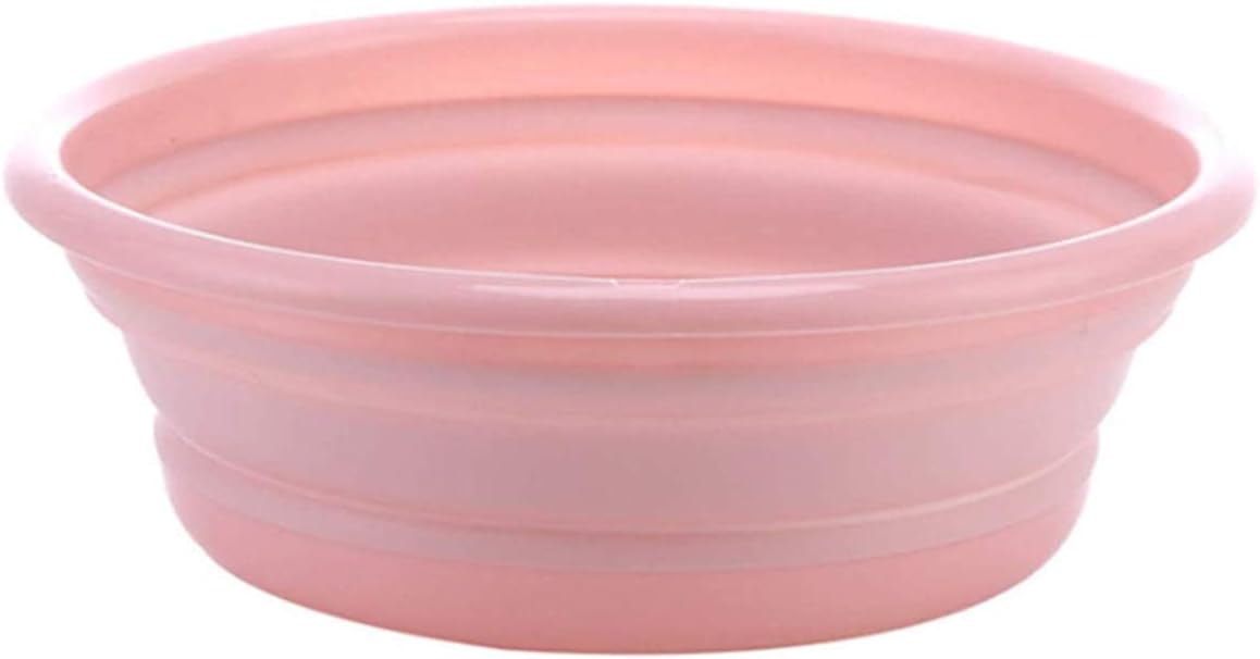 10" Multi-Purpose Collapsible Dish Tub Bowl BPA-Free Round Lightweight Collapsible Wash Basin (Blue)