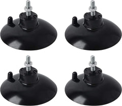 (4 Pcs) Black French Fry Suction Cup Feet Compatible with Industrial Commercial French Fry Cutter