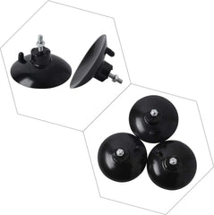 (4 Pcs) Black French Fry Suction Cup Feet Compatible with Industrial Commercial French Fry Cutter